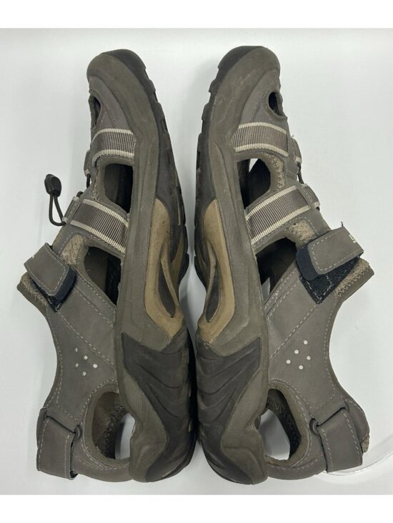 TEVA OMNIUM 2 Men’s Sandals Sz 13 Leather Water Shoes Hiking Outdoor Closed Toe